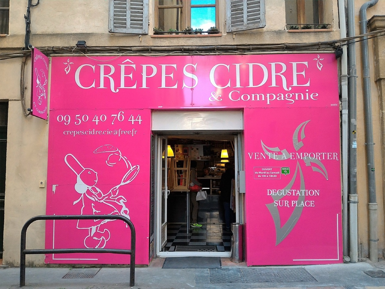法國艾克斯普羅旺斯 可麗餅店 Crepes Cidre